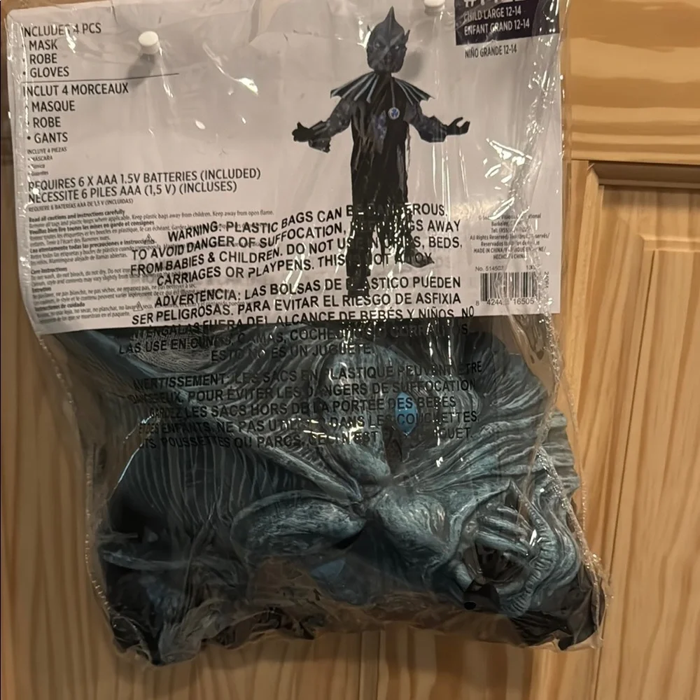Sea King Kids Costume - Black and Blue